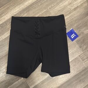 JoyLab Women's Black Lace-Up Shorts